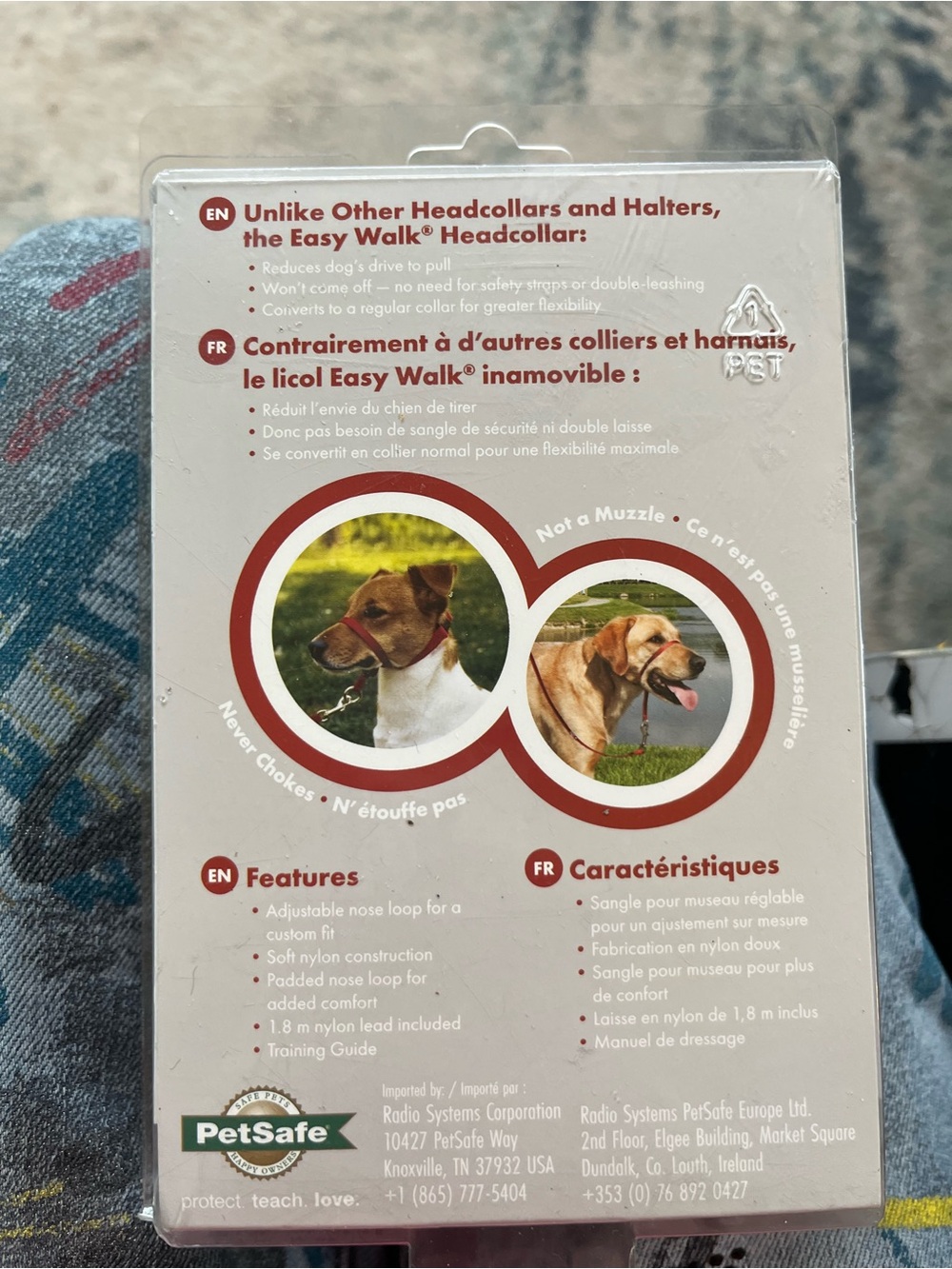PetSafe Easy Walk Headcollar in Brown and Black